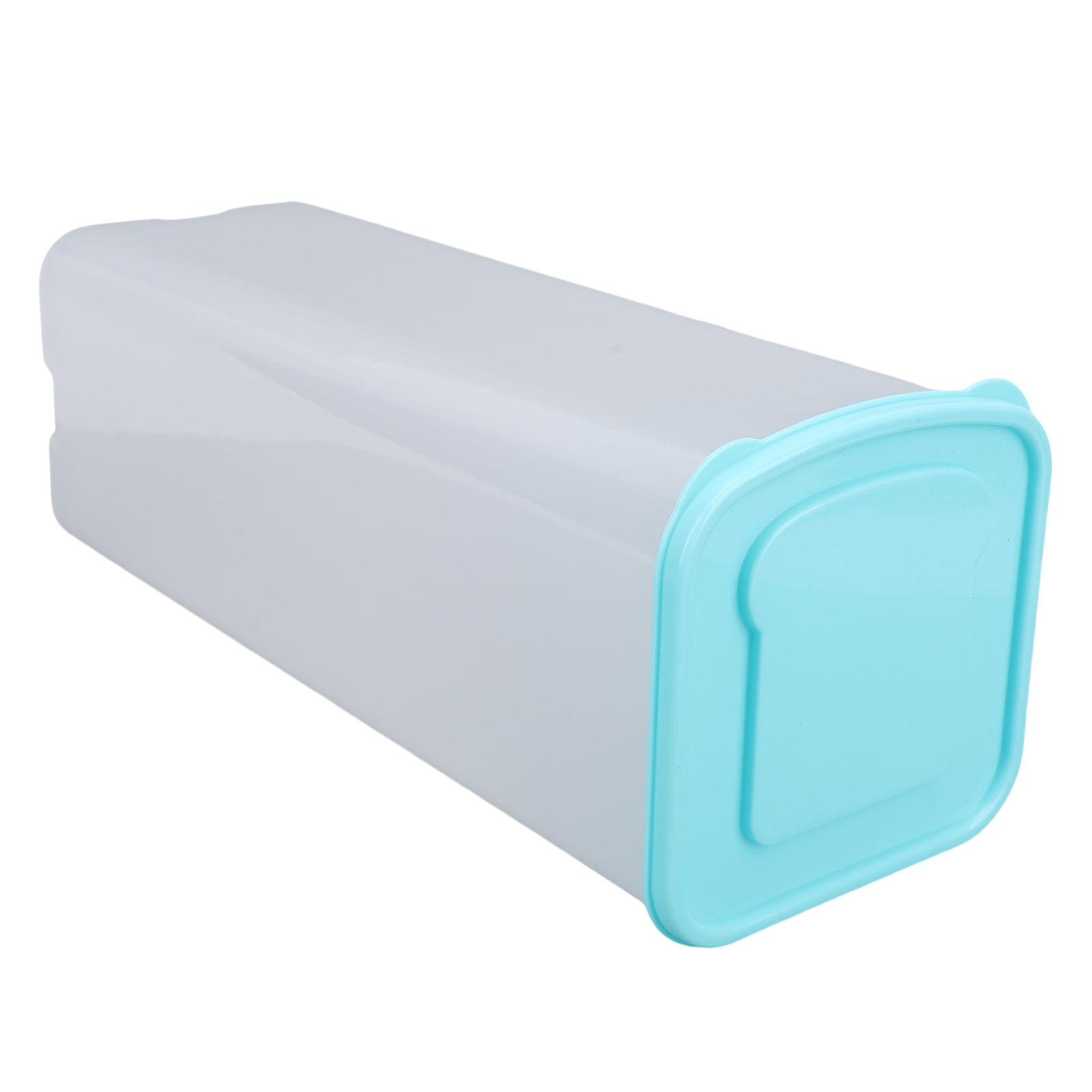 Пластиковый контейнер для хлеба большой вместимости экономящий место хлебница-хранитель с крышкой для дома пикников зелёный 1334₽