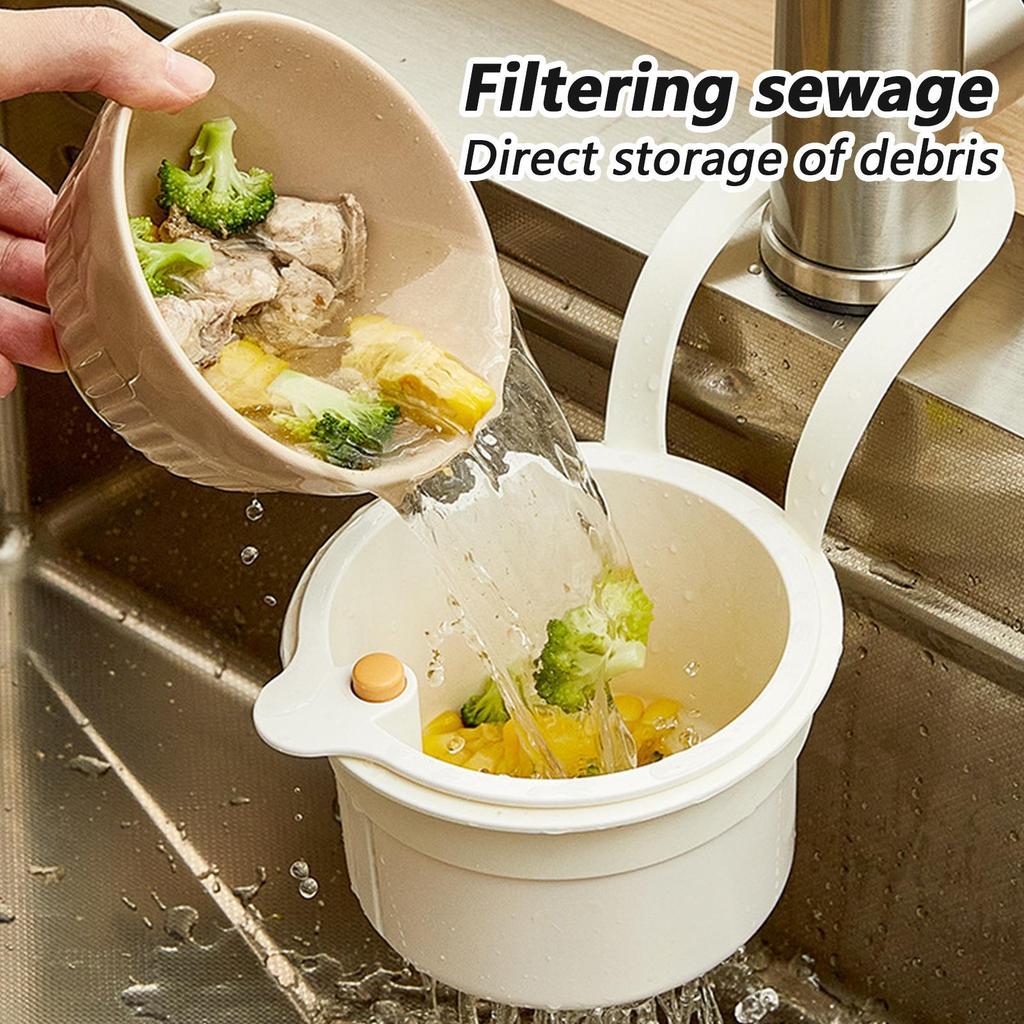 1Pcs Kitchen Sink Strainer Basket Hangable Filter Basket Food Catcher Waste Filter Tools for Wash Fruit for Home Restaurant
