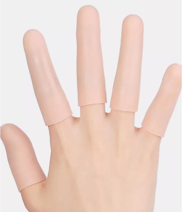 Silicone Finger Cover, Drying And Moisturizing Finger Cover One Size хаки