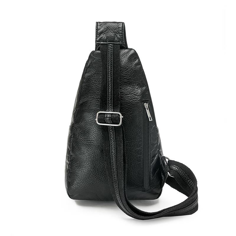Women's Shoulder Bag PU Chest Bag Lightweight Travel Crossbody Bag