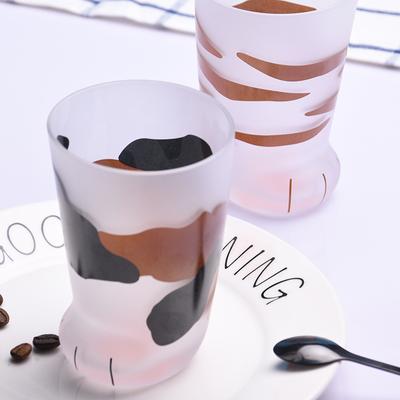 Cute Cartoon Animal Cup Frosted Glass Juice Cup Coffee Cup Water Cup