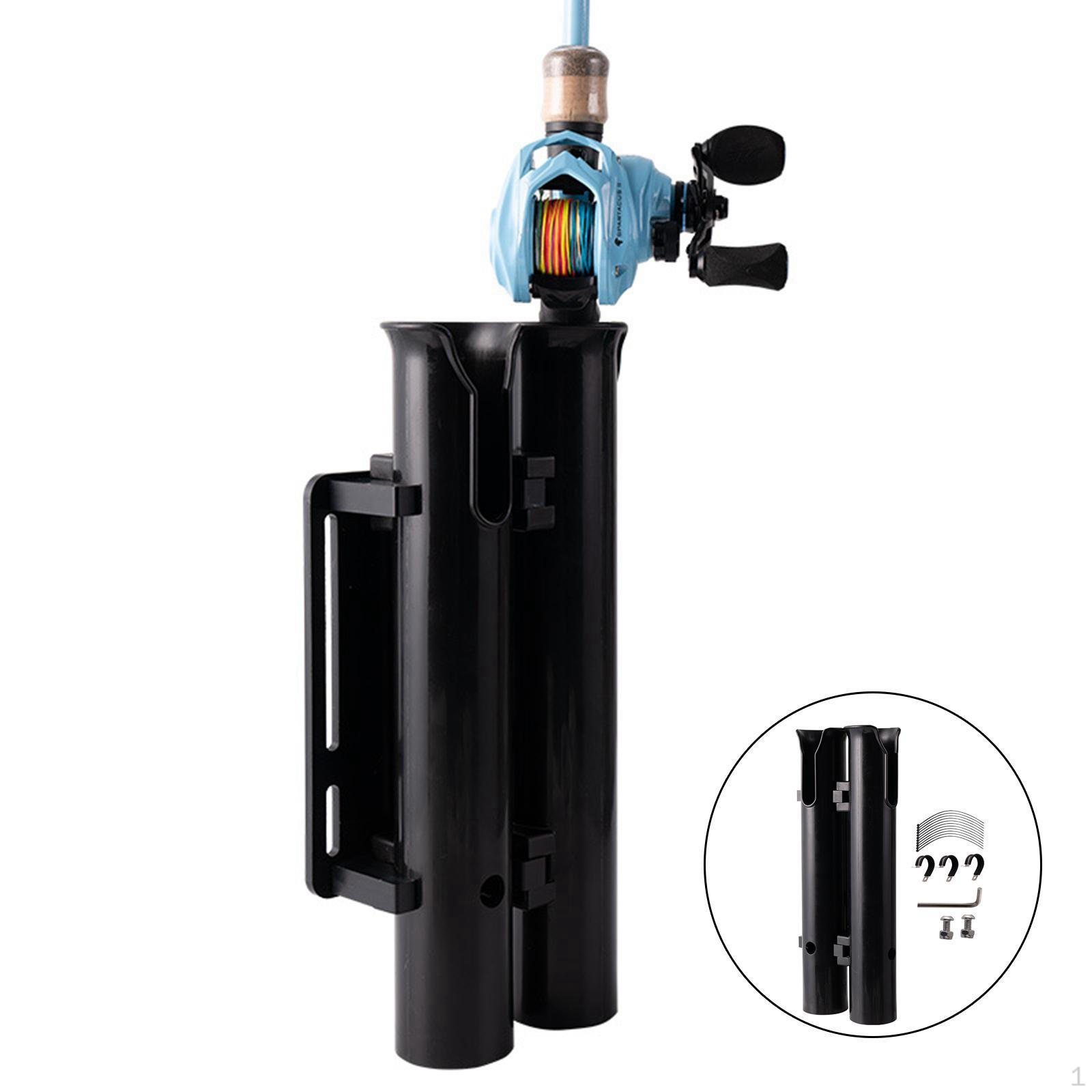

Bike Fishing Rod Holder Rack Hold 2 Rods Practical Durability Stable Secure Easy to Install