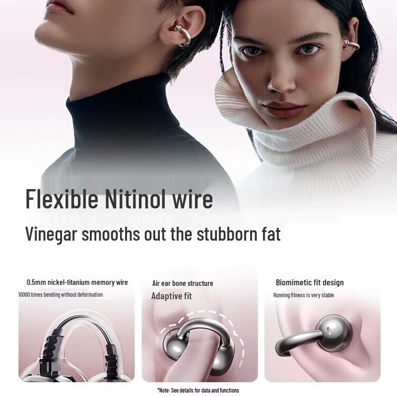 SANAG S7S AI Bluetooth Open-Ear Clip Earbuds