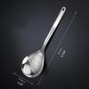 Household Dumplings Ladle Long Handle Pepper Colander Heavy Duty Food Strainer Spoon for Frying & Cooking