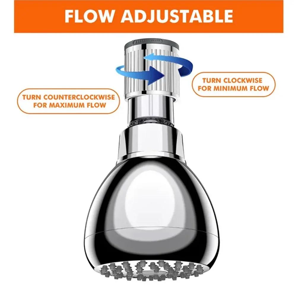 Water Flow Regulator Shower Bath Head Water Flow Control Valve Handheld Flow Pressure Regulating Valve Bath Accessories