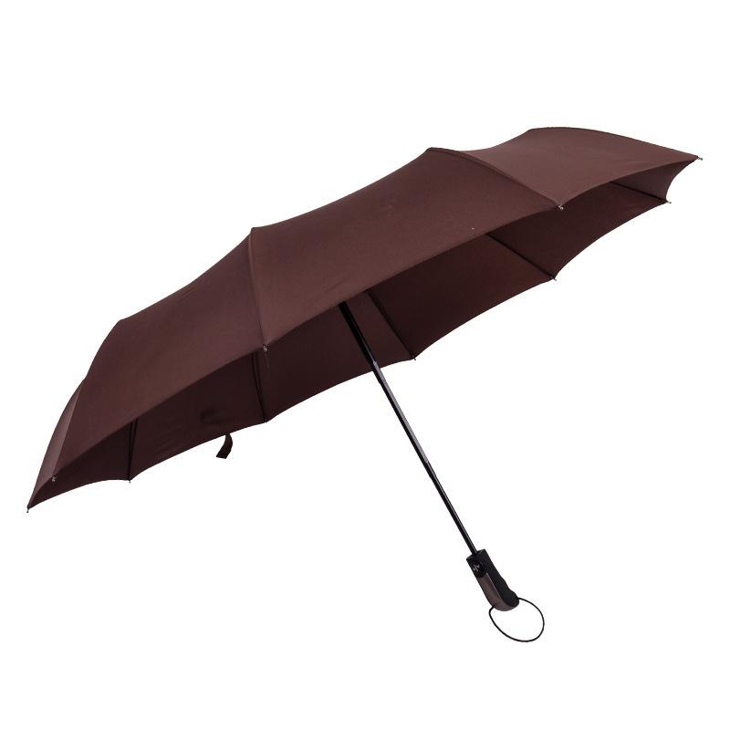 Umbrella Folded Sunshine Rain Three-fold Gift Umbrella Reinforced Wind-resistant Vinyl Sunscreen Parasol