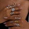 Ring Titanium Steel Jewelry of Luxurious and High-end Style Finger Ring Stainless Steel Accessory
