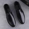 Best Seller Mens Comfortable Slip-on Genuine Leather Loafers Casual Shoes Soft Lining Rubber Outsole for Business Office Wedding