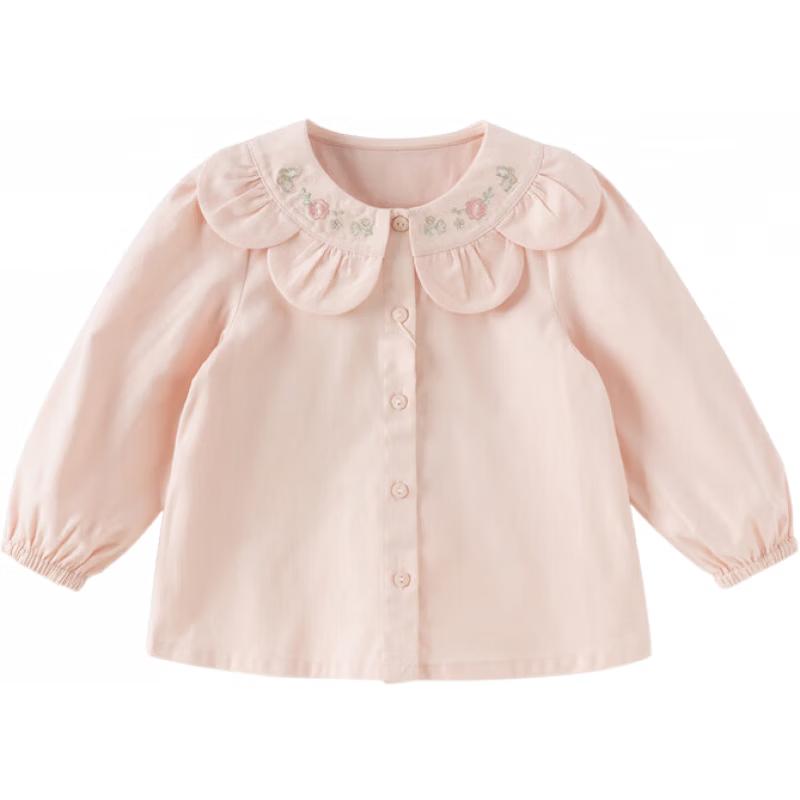 DAVE&BELLA Girls  Floral Print Cotton Shirt 120