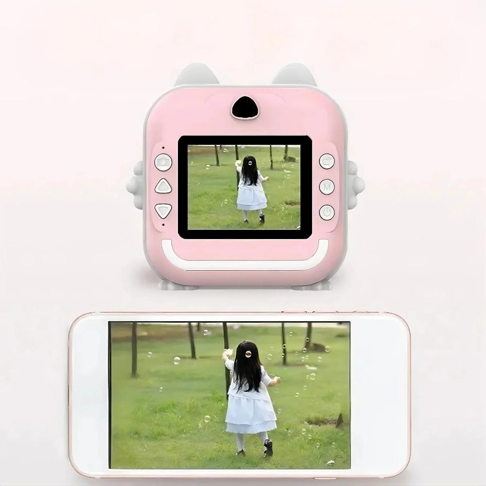 Children Camera Instant Print Mini Digital Video Camera for Kids HD Screen APP Connect Children's Digital Camera Toys As Gifts