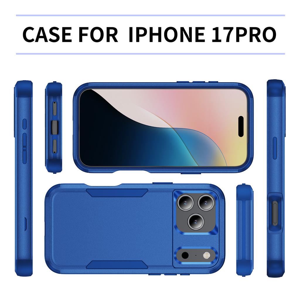For iPhone 17 Pro Case 3 In 1 Shockproof TPU PC Phone Cover