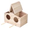 Wooden Pet Bird Nests House Breeding Box Cage Birdhouse Accessories for Parrots Swallows