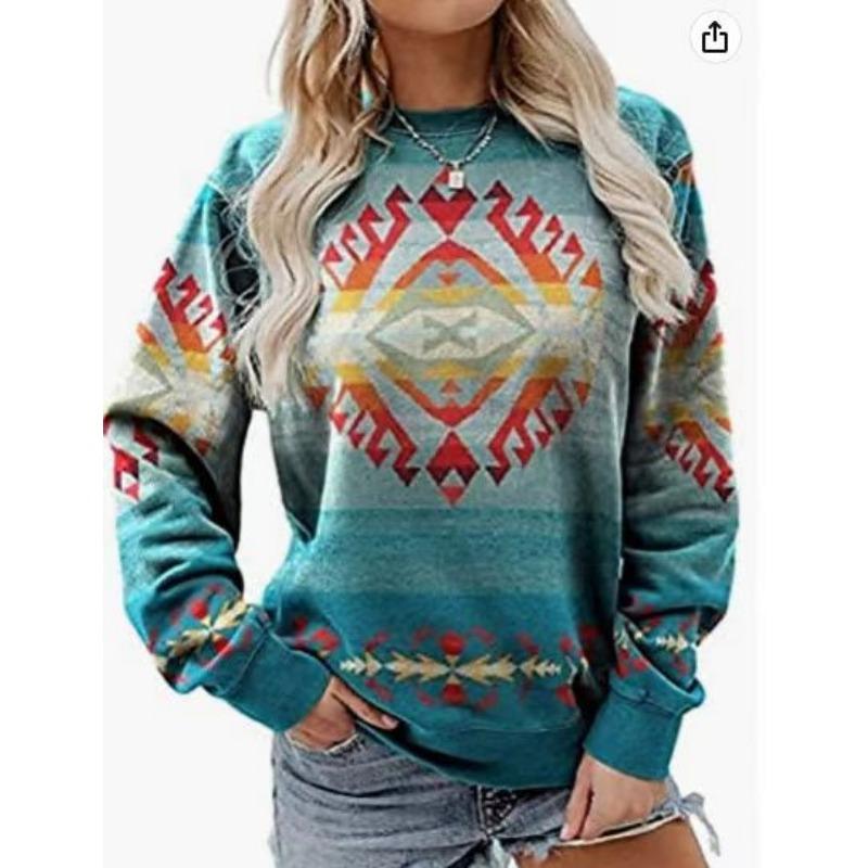 

Женские толстовки с круглым вырезом, модные 3D-принты в ретро-этническом стиле, свободные спортивные костюмы для девочек, свитера с длинными рукавами для девочек, одежда 8XL