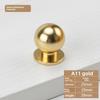 Simple Knurled Cabinet Drawer Knob Round Gold Door Handle Portable Single Hole Design Furniture Accessories for Home