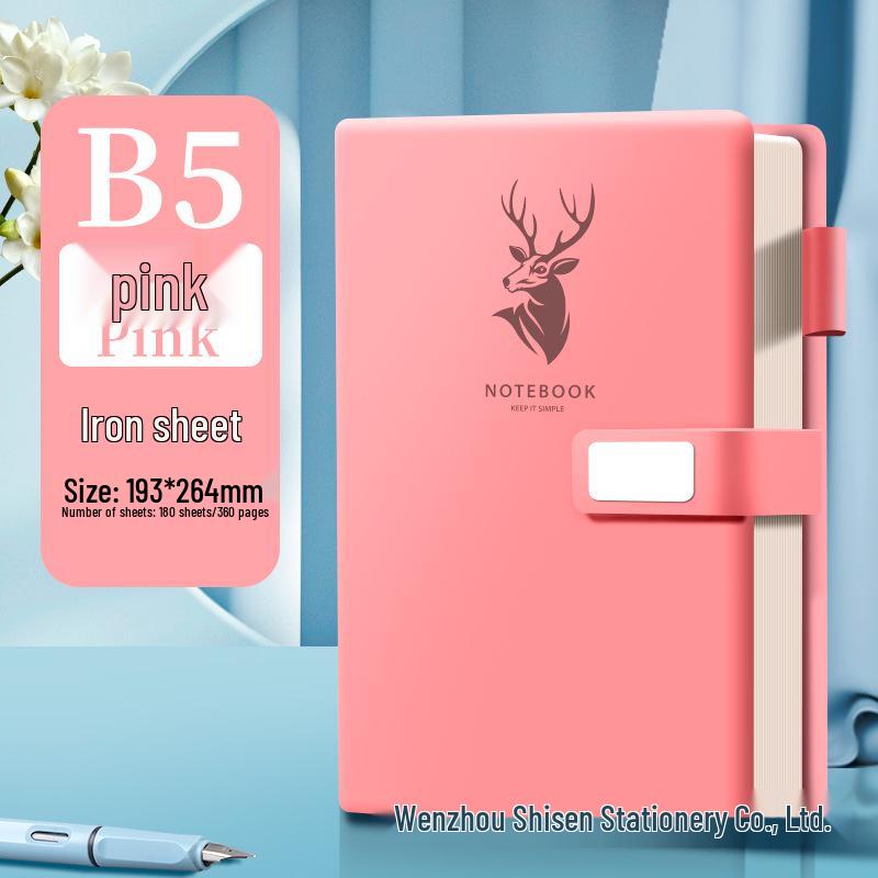 A5 Business Schnallen Notizbuch Set: Benutzerdefinierter Verdickter Notizblock mit Geschenkbox für Büromeetings