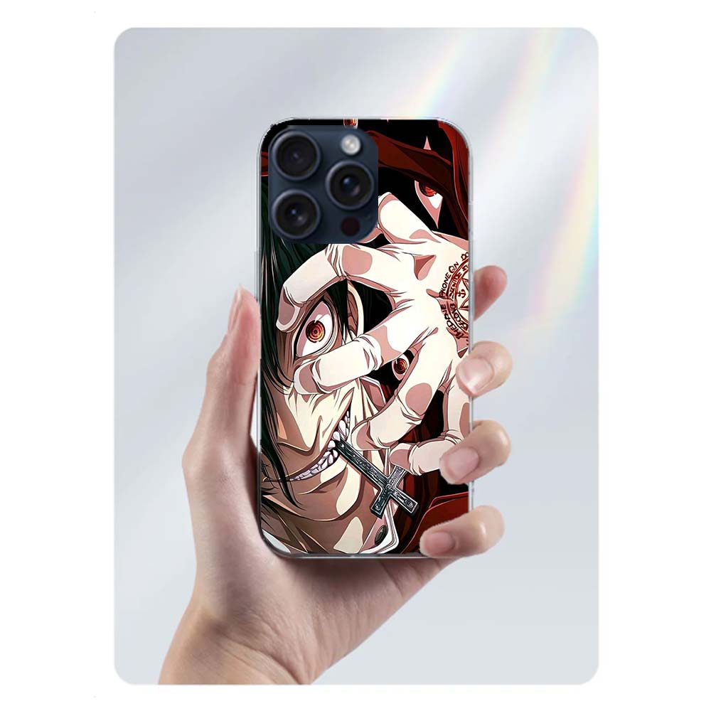 

Alucard Helsing Clear Phone Case For Iphone 17 Air 16 Pro Max 15 Pro 14 Plus 17E 16E 11 13 12 Mini Cover Cases Fundas Cell TPU C iPhone 14 Plus