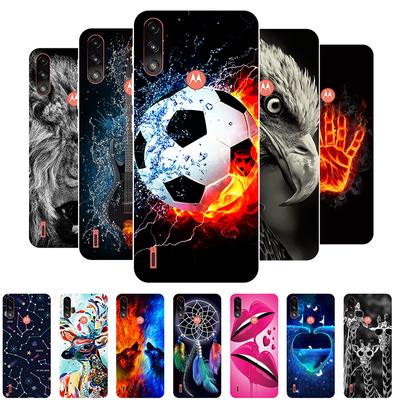 Para Moto E7i Power Case funda trasera de silicona suave de fútbol para Motorola Moto E7i Power funda de teléfono para Moto E7 Power E 7 Plus Capa