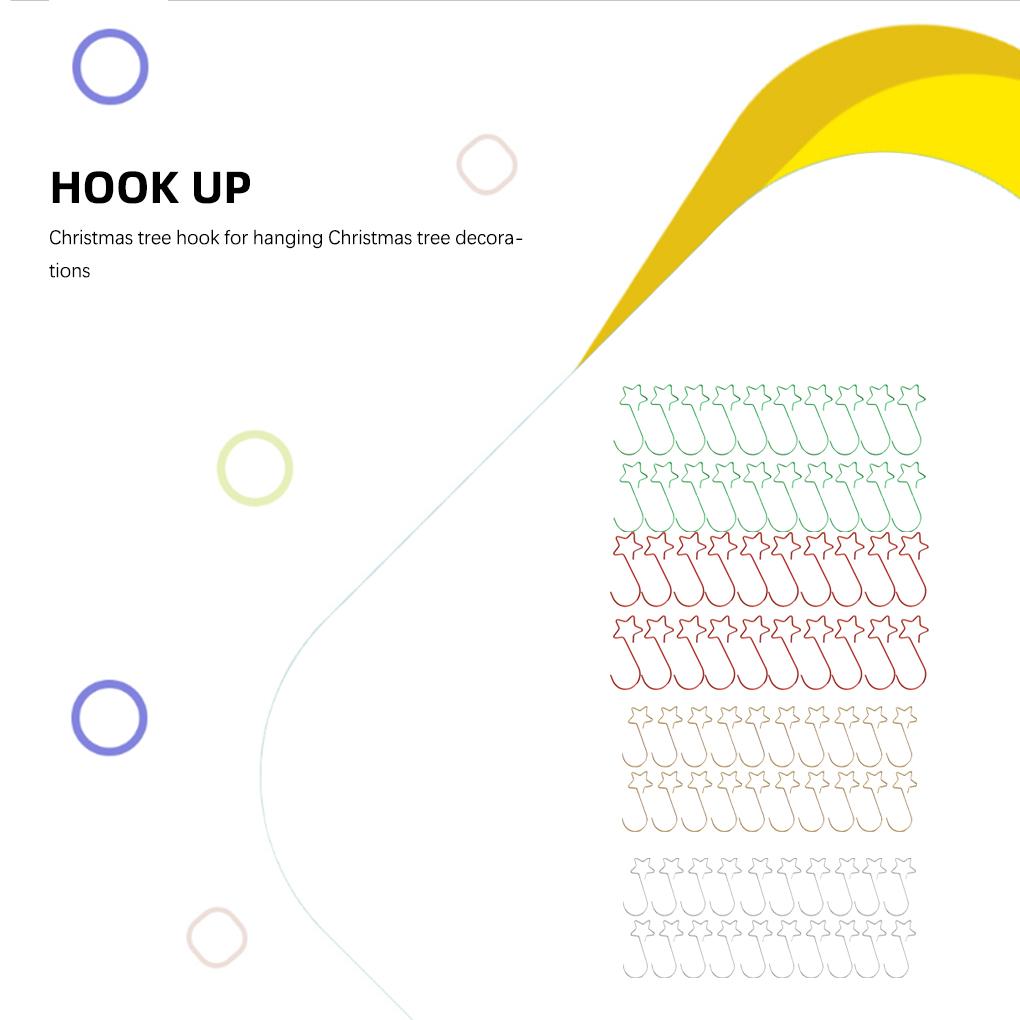 Pack of 20 Christmas Decoration Hangers Wedding Party Birthday Festival Bar Ornament Pendant Photos Keys Garland Hook