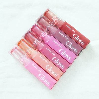 Rom&nd rom&nd Glossing Color Gloss 6Cores 4G Cor de Tinta Gloss Over Volume Peony Vale Naughty Beige Rose Pinch 1+1, 1 peça, 01 Peony Vale