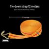 Heavy-Duty Polyester Ratchet Tie-Down Straps for Cargo Securing