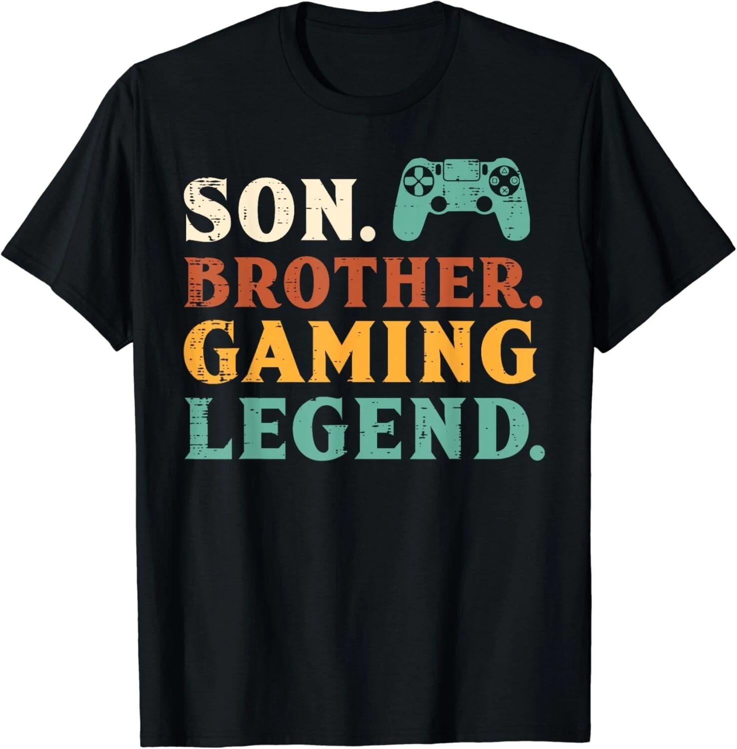 Son Brother Gaming Legend Gamer Gift Unisex T-Shirt M