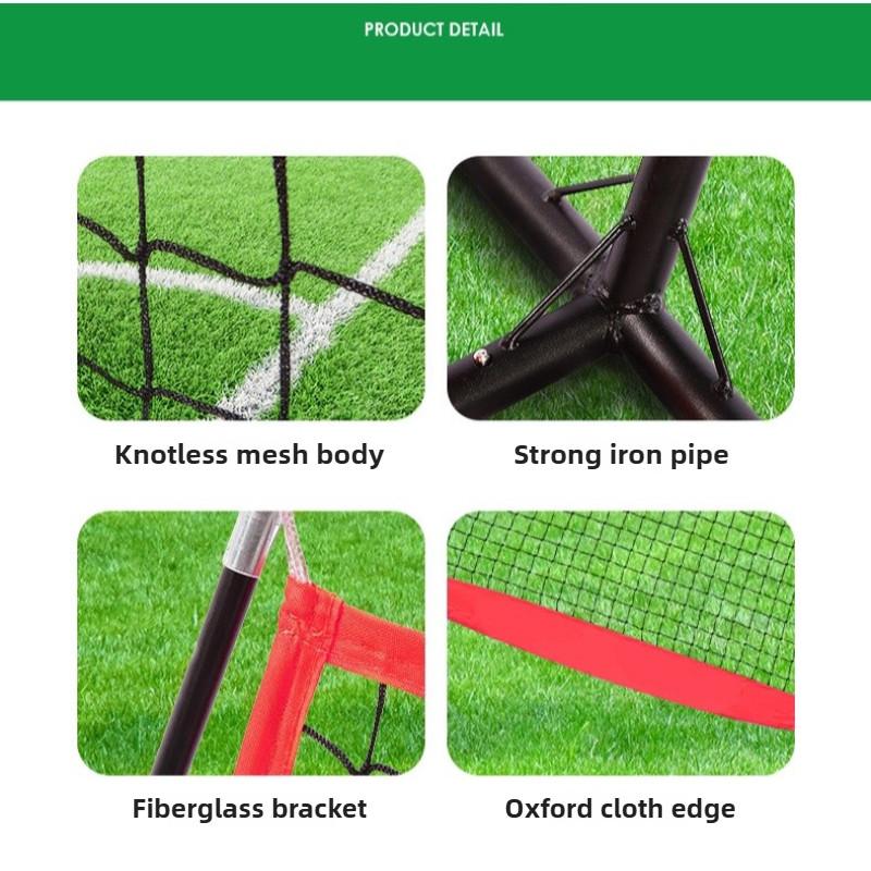 Collapsible Baseball & Softball Practice Net Hitting & Pitching Practice Frame Outdoor Portable Baseball Training Supplies