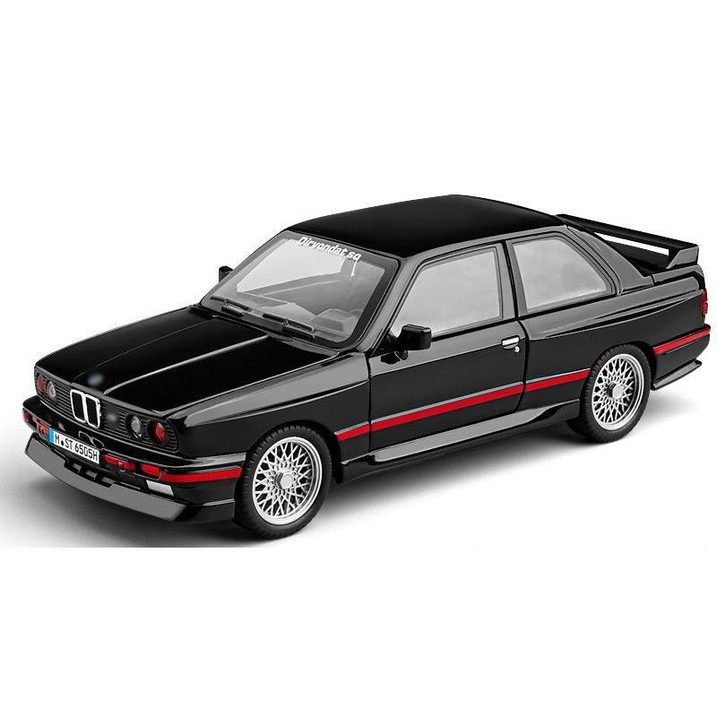 

1/24 1988 BMW M3 E30 Сплавная Модель Автомобиля Литые Металлические Классические Спортивные Автомобили Модель Автомобиля Симуляция Звук Свет Детские Игрушки Подарок чёрный