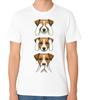 Jack Russell Terrier Patrz Słuchaj Mów Nie Złe Zabawna Koszulka Unisex Miłośnik Psów Tee