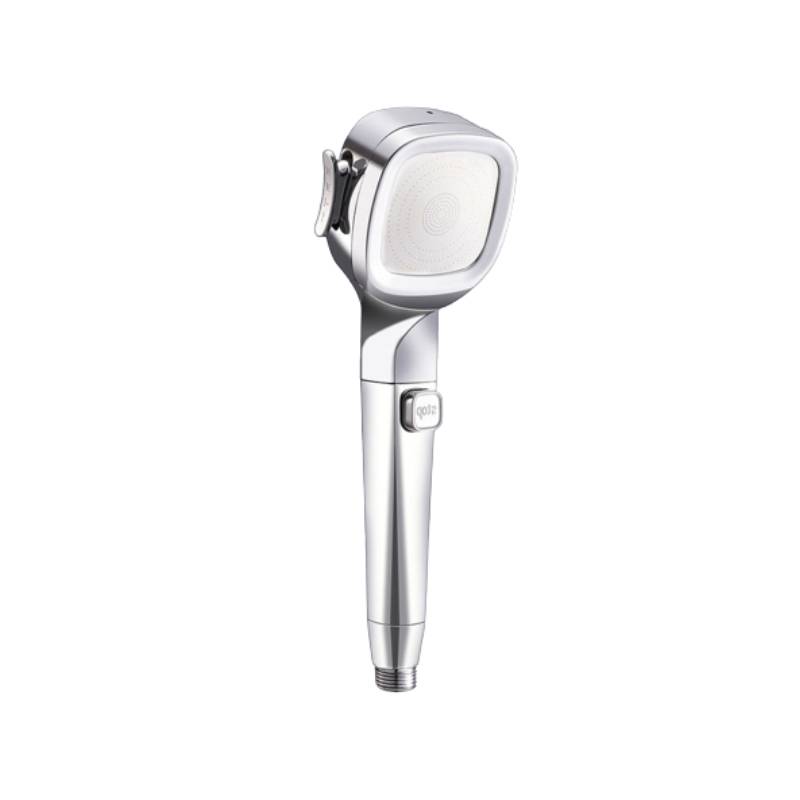 

Высокий режим 4 давления Домашний банный набор Душевая лейка Водосберегающий поток Нержавеющая сталь Silver Shower Head