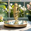 2D Flat, 1pc 7.87x7.87in Round Aluminum Sign- Brushed Golden Metal Sign-' Cash Card Payments Accepted' Preferred Method of Payment Plaque, Durable