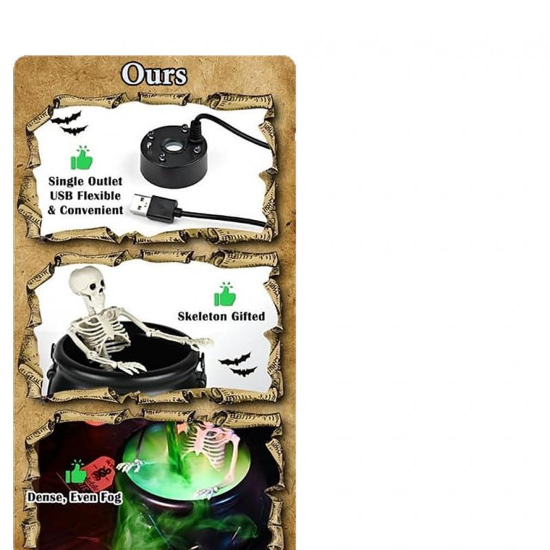 Flame Witch Halloween Bucket - Indoor Décor & Gifts