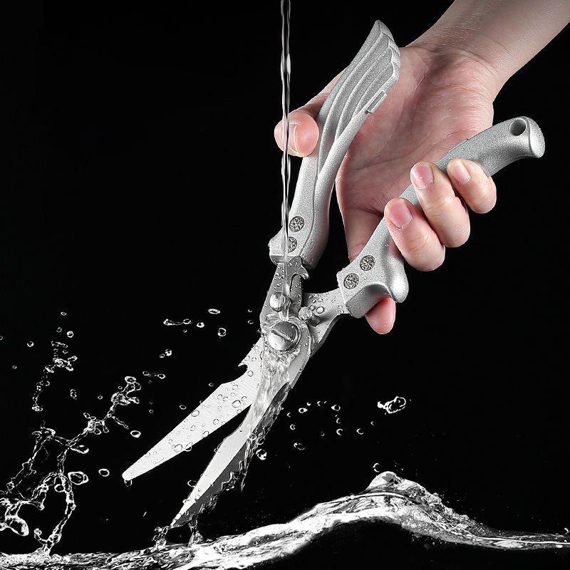 Chicken Bone Scissors Professional Upgraded Poultry Shears Cutter Stainless Steel Turkey Meat Fish Vegetables Kitchen Scissors5