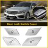 4pcs Door Lock Switch Button Cover Trim For Mercedes Benz W205 W213 W222 X253