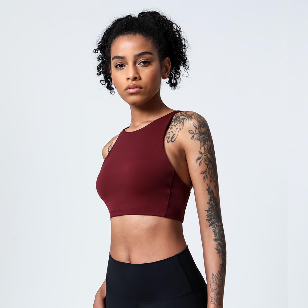 Dámská oboustranná sportovní vesta na jaro/léto 2022, sportovní podprsenka na jógu, běh, fitness