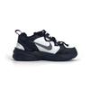 Nike Air Monarch 4 Slip Resistant, Abrasion Resistant, Lightweight Low top Chunky Sneakers Unisex Black White 415445-001(Team502-)