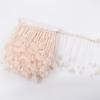 2Meters Colored Turkey Feathers On Tape Tassel Fringe Trim Decoration White Black Ribbon Sewing Dress Flecos Handicrafts Decor