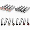 Carbon Fiber Car Door Pin Lock Knob Cover Accessories for Mitsubishi Ralliart Lancer 9 10 ASX L200 Colt Pajero Outlander Eclipse
