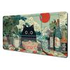 AntiSlip Stain Proof PTCG PlaymatRamen Art Card Game Mat Durable Gaming Desk Pad for Players
