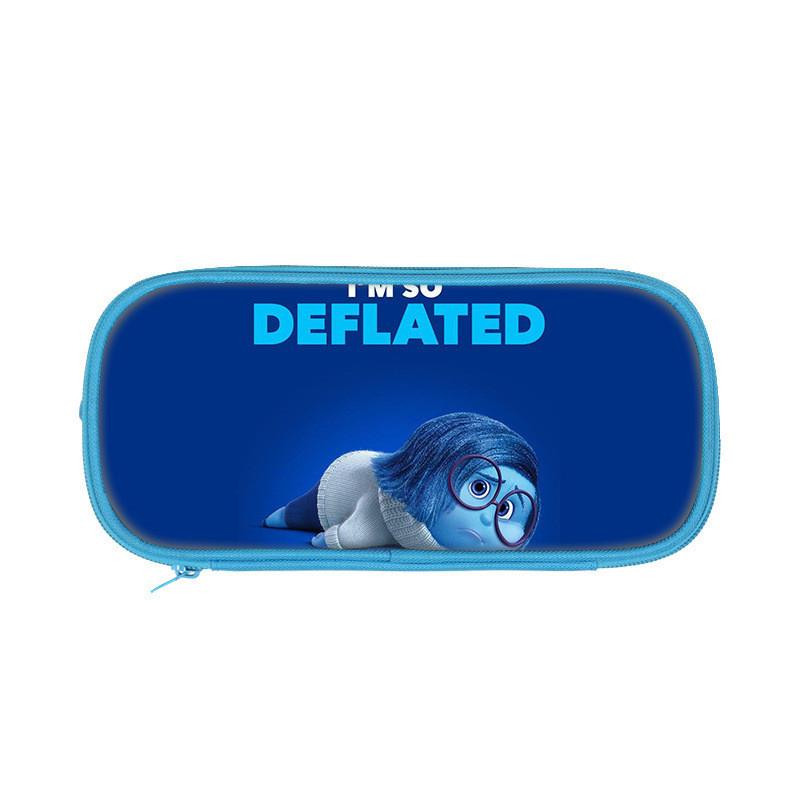 Inside Out Brain Characters Pencil Case With Large Capacity For Students And Office Use