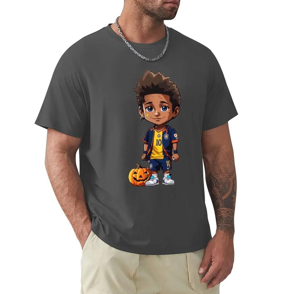Vintage Leisure Premium Campaign Eur Size Neymar And Jr Brazil Celebrate Soccer Striker 33 T-shirts harajuku graphic