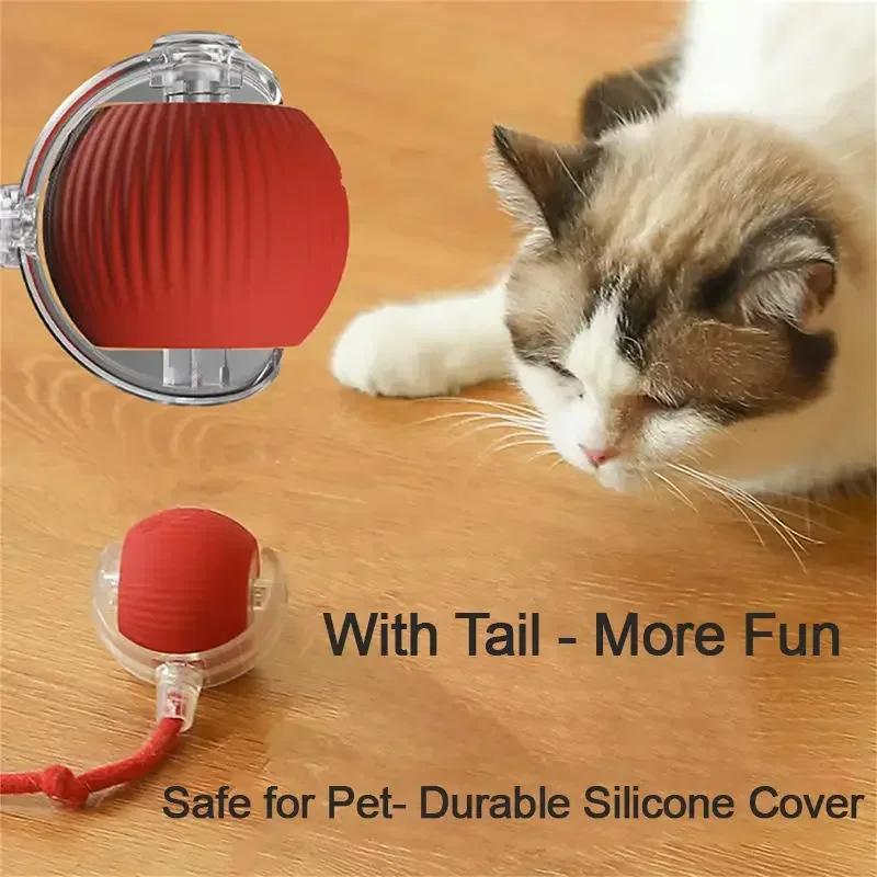 Rechargeable Pet Supplies Dog and Cat Training To Imitate Rat Pet Interactive Toys Electric Toy Ball Simulated Tail Home