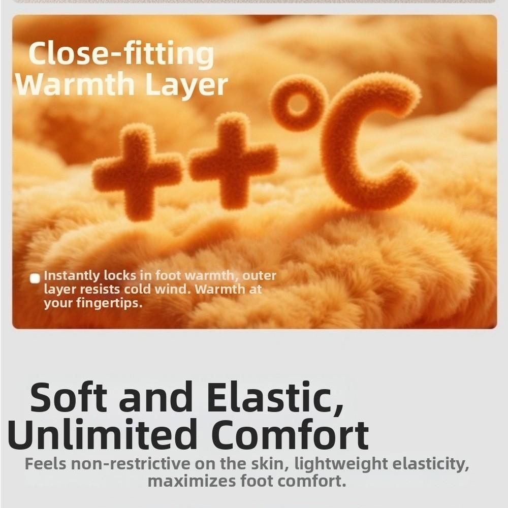 Fashion Autumn Winter Coral Fleece Socks Thicken Warm Sleep Socks Soft Half Fleece Medium Tube Sock For Women Girls