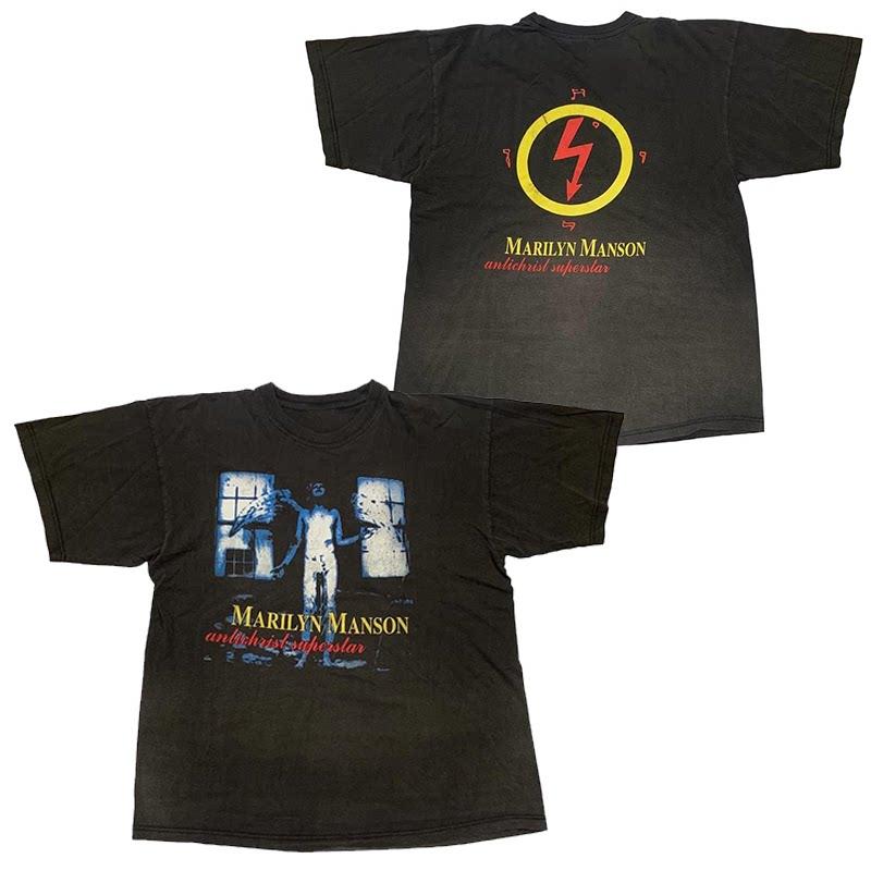 Marilyn Manson Abstract Casual TShirt Luxury Band Brand for Men and Women Top