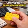 Pocket Sized Cheese Slider Fidget Toy Smooth Flip Spin Portable Adult Stress Relief Toy for Office Travel