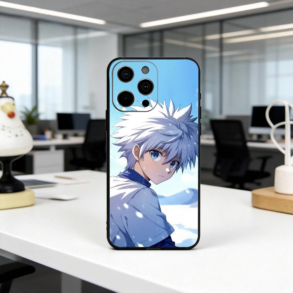 H-Hunter K-Killua Z-Zoldyck H-Hunter-KZ Phone Case Silicone Soft For IPhone 17 16 15 14 13 12 11 X XR Plus Pro Max Plus