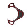 Car Styling Steering Wheel Trim Cover Sticker Carbon Fiber  Replacement for X3 E83 2006‑2009 Steering Wheel Decoration