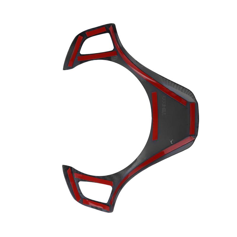 Car Styling Steering Wheel Trim Cover Sticker Carbon Fiber Replacement for X3 E83 2006‑2009 Steering Wheel Decoration