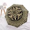 1pc Floral Mandala Automatic Folding Umbrella - Design, Durable Iron Frame for Travel, Outdoor, Beach Fashion Accessory a0920063