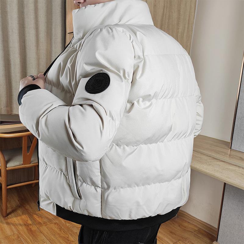 Men's Cotton-padded Clothes Are Warm In Winter, Casual Stand-up Collar, Thickened Cotton-padded Jacket, Large Size Feather Jacket, Men's Jacket.