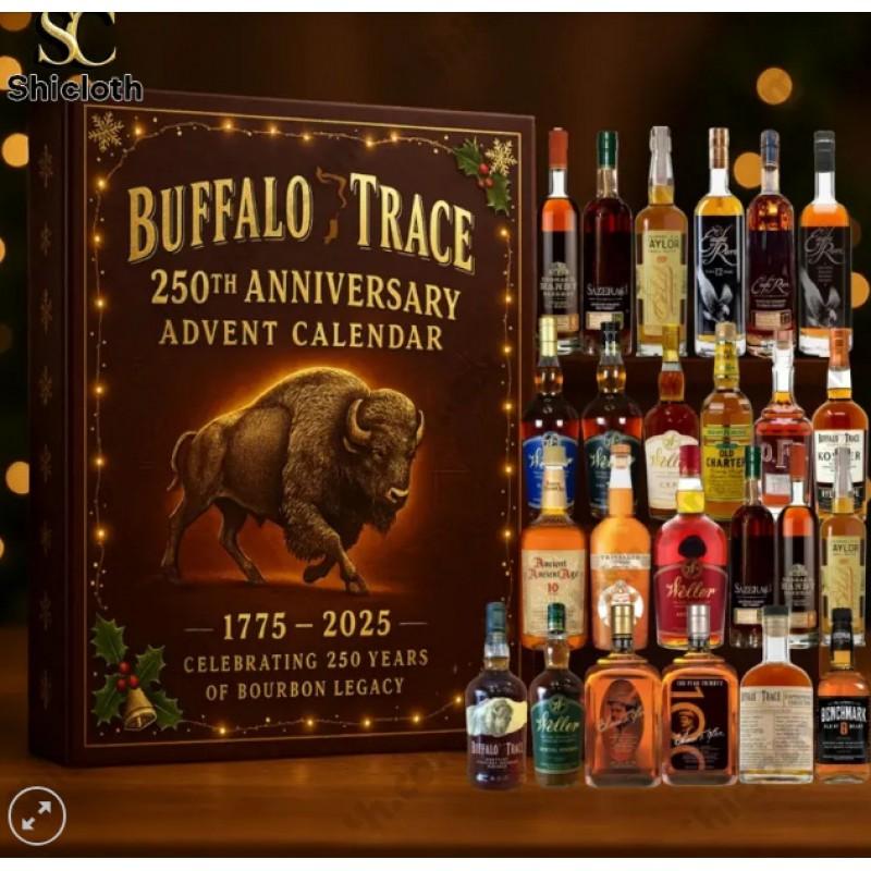 Buffalo Trace 250th Anniversary Advent Calendar Blind Box Acrylic Ornament Christmas Tree Decor